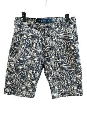 Pacific Blue Men’s Shorts — Navy/White